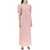 ROTATE Birger Christensen Maxi Dress With Puffed Sleeves HAPPY HEARTS BRIGHT WHITE COMB