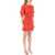 ROTATE Birger Christensen Floral Printed Satin Mini Dress With Ruching WILDEVE CLUSTER HIGH RISK RED COMB