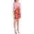 ROTATE Birger Christensen Mini Dress With Floral Print And Sequins Embell WILDEVE PRISM PINK COMB