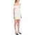 Self-Portrait Mini Dress With Bow Accent WHITE