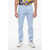 Raf Simons 5 Pocket Piquet Cotton Pants Light Blue