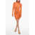 ETRO Stretch Fabric Jacquard Minidress Orange