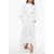 Patou Belt Cotton Popeline Maxi Shirt Dress White