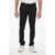 Dolce & Gabbana Stretch Cotton Pants With Side Martingales Black
