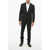 CORNELIANI Virgin Wool Side Vents Notch Lapel Leader 2-Button Suit Black