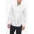 Salvatore Ferragamo Stretch Cotton Shirt With Concealed Buttoning White