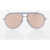 Dior Mirrored Lenses Ultime 1 Aviator Sunglasses Silver