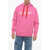 Isabel Marant Cotton Miley Hoodie With Printed Logo Pink