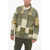 Fay Archive Patchwork Cotton Jacket With Frogs Military Green