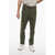 Philipp Plein 5 Pocket Cotton Pants With Belt Loops Military Green