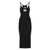 MOSCHINO JEANS MOSCHINO JEANS RIBBED DRESS BLACK