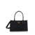 Versace 'Medusa 95' Black Tote Bag with Logo Detail in Smooth Leather Woman BLACK VERSACE GOLD
