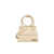 JACQUEMUS 'Le Chiquito Noeud' Ivory Crossbody Bag with Logo in Leather Woman BEIGE