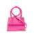 JACQUEMUS 'Le Chiquito Noeud' Fuchsia Crossbody Bag with Logo Detail in Leather Woman PINK