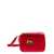 Ferragamo 'Camera Case S' Red Crossbody Bag with Gancini Buckle in Leather Woman RED