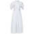 Alexander McQueen ALEXANDER MCQUEEN Organic cotton midi dress WHITE