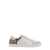 Burberry BURBERRY WHITE AND ARCHIVE BEIGE CANVAS AND LEATHER SNEAKERS NTWHT/ARBEIGE IP CHK
