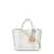 Tory Burch TORY BURCH IVORY AND BEIGE LEATHER PERRY TOTE BAG NEW IVORY