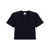 COURRÈGES Courrèges T-Shirt With Logo Application Black