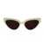 Balenciaga Balenciaga Sunglasses 003 WHITE WHITE GREY
