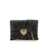 Dolce & Gabbana Black Padded Devotion Crossbody Bag in Calf Leather Woman BLACK