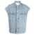 Givenchy GIVENCHY Overszied cotton vest CLEAR BLUE