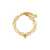 Versace Gold-Colored Greca Chain Bracelet in Brass Woman GREY