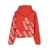 ERL Red Hoodie Erl x Coca Cola in Cotton Man RED