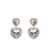 Alessandra Rich ALESSANDRA RICH SILVER-TONE METAL EARRINGS CRY/SILVER