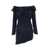 Alessandra Rich Alessandra Rich Dress NAVYBLUEWHITE