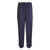 Kenzo Blue Cargo Pants with Drawstring and Logo Patch in Cotton Woman BLU
