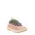 Lanvin 'Curb' Multicolor Low-Top Sneaker with Oversized Laces in Leather  Woman PINK