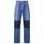 Jil Sander JIL SANDER Patchwork design jeans BLUE
