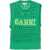 Ganni GANNI Logo cotton blend vest GREEN