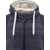 Brunello Cucinelli Brunello Cucinelli Down Jacket With Monili, Knitted Hood And Sleeves BLUE