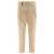 Peserico Peserico Trousers With Fringed Details Beige