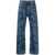 Palm Angels PALM ANGELS PALMITY ALLOVER LASER DENIM5P CLOTHING BLUE
