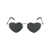Saint Laurent Saint Laurent Eyewear Sunglasses 001 SILVER SILVER GREY