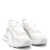 DSQUARED2 Dsquared2 Ivory, Beige And Silver-Tone Suede Sneakers WHITE