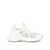 Pinko Pinko White And Silver Leather Ariel Sneakers WHITE/CRYSTAL