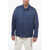 Ermenegildo Zegna Couture Hemp Blend Blazer With Maxi Patch Pockets Blue