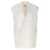 Jil Sander Oversize tailored vest White