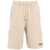 Disclaimer Bermuda shorts with stitching detail Beige