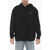 Raf Simons Fred Perry Cotton Hoodie With Logo-Application Black