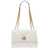 Tory Burch 'Kira Diamond' White Crossbody Bag with Double T Logo in Quilted Leather Woman WHITE