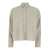 Brunello Cucinelli Grey Crop Shirt with Monile Detail in Cotton Blend Woman GREY