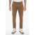 Department Five Wave Motif Casual Pants With Flap Pockets Brown
