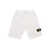 Stone Island White fleece Bermuda shorts White