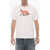 MAISON KITSUNÉ Cotton Crew-Neck T-Shirt With Gradient Print White