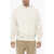 ANDERSSON BELL Brushed Cotton Hoodie With Lace Insert White